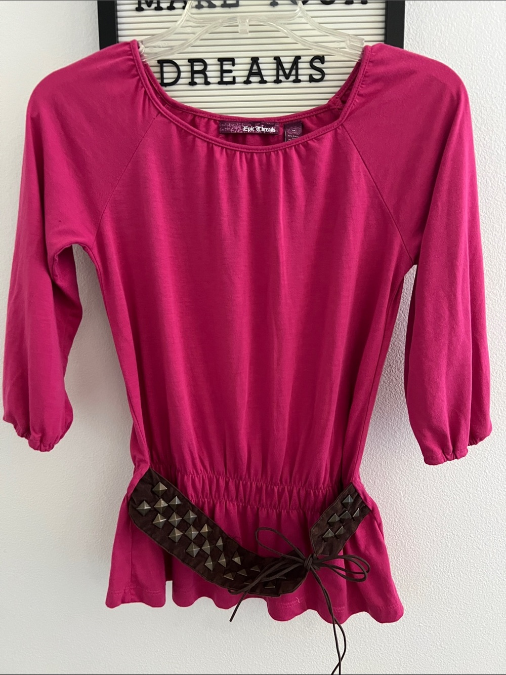 Y2K Belted Top